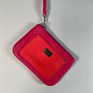Express Pink and Orange Clutch